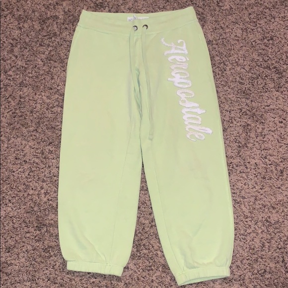 Aeropostale Pants - Light Green Sweatpants